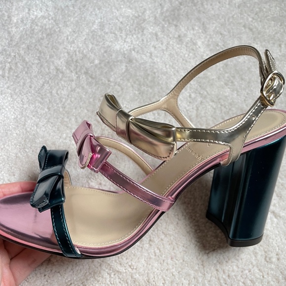 NIB J.crew stella bow heel size 6 made in Italy - Picture 7 of 12
